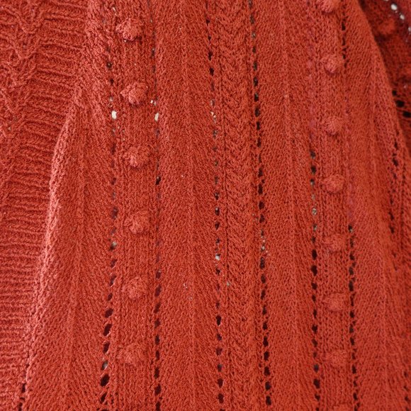 Orange long cardigan - Picture 3 of 3